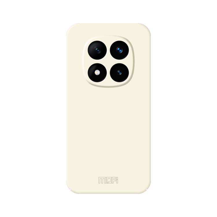 

For Xiaomi Redmi Note 14 Pro 5G MOFI Qin Series Skin Feel All-inclusive PC Phone Case(Beige)