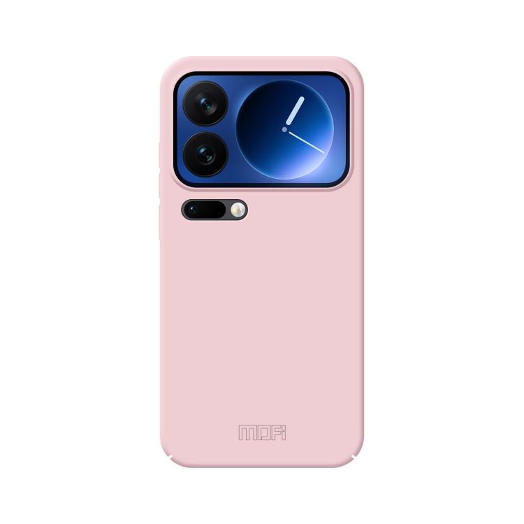 

For Xiaomi 17 Pro MOFI Qin Series Skin Feel All-inclusive PC Phone Case(Pink)