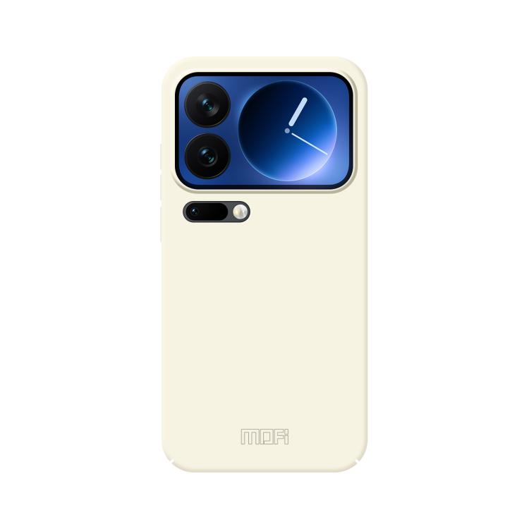 

For Xiaomi 17 Pro MOFI Qin Series Skin Feel All-inclusive PC Phone Case(Beige)