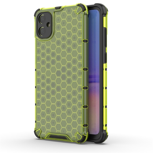 

For Samsung Galaxy A05 Shockproof Honeycomb Phone Case(Green)