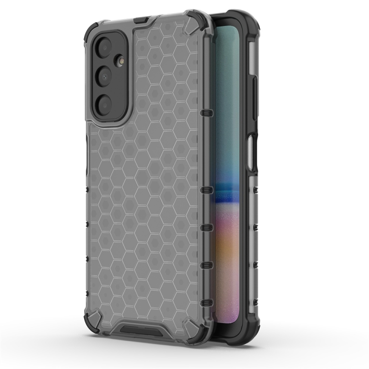 

For Samsung Galaxy A05s Shockproof Honeycomb Phone Case(Black)