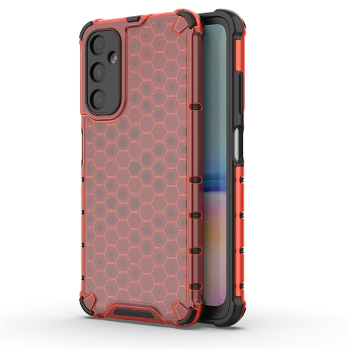 

For Samsung Galaxy A05s Shockproof Honeycomb Phone Case(Red)
