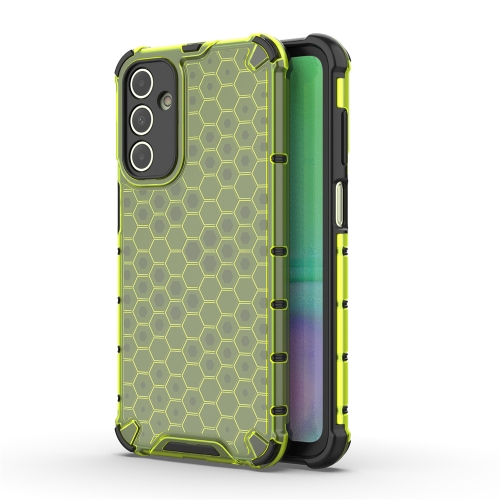 

For Samsung Galaxy A15 Shockproof Honeycomb Phone Case(Green)