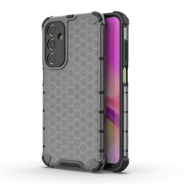 

For Samsung Galaxy A25 5G Shockproof Honeycomb Phone Case(Black)