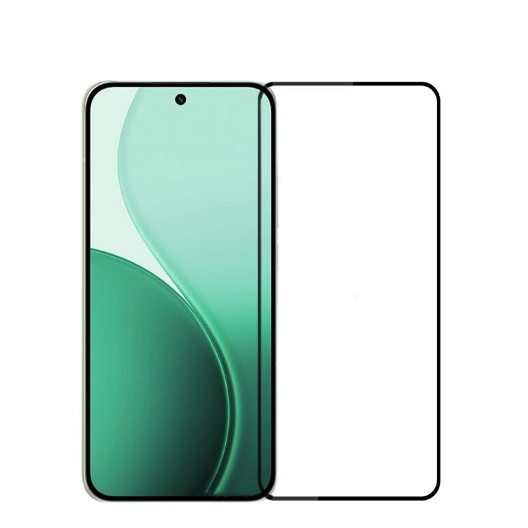 

For OPPO Reno14 MOFI 9H 2.5D Full Screen Tempered Glass Film(Black)