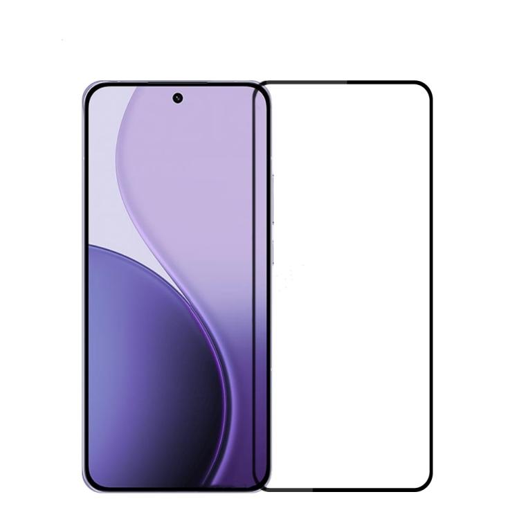 

For OPPO Reno14 Pro MOFI 9H 2.5D Full Screen Tempered Glass Film(Black)