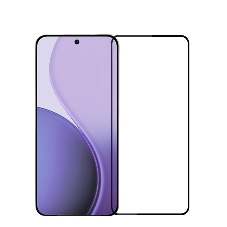 

For OPPO Reno14 F MOFI 9H 2.5D Full Screen Tempered Glass Film(Black)