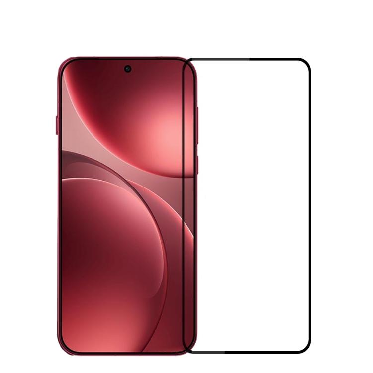 

For OPPO Find X9 Pro / OnePlus 15 MOFI 9H 2.5D Full Screen Tempered Glass Film(Black)