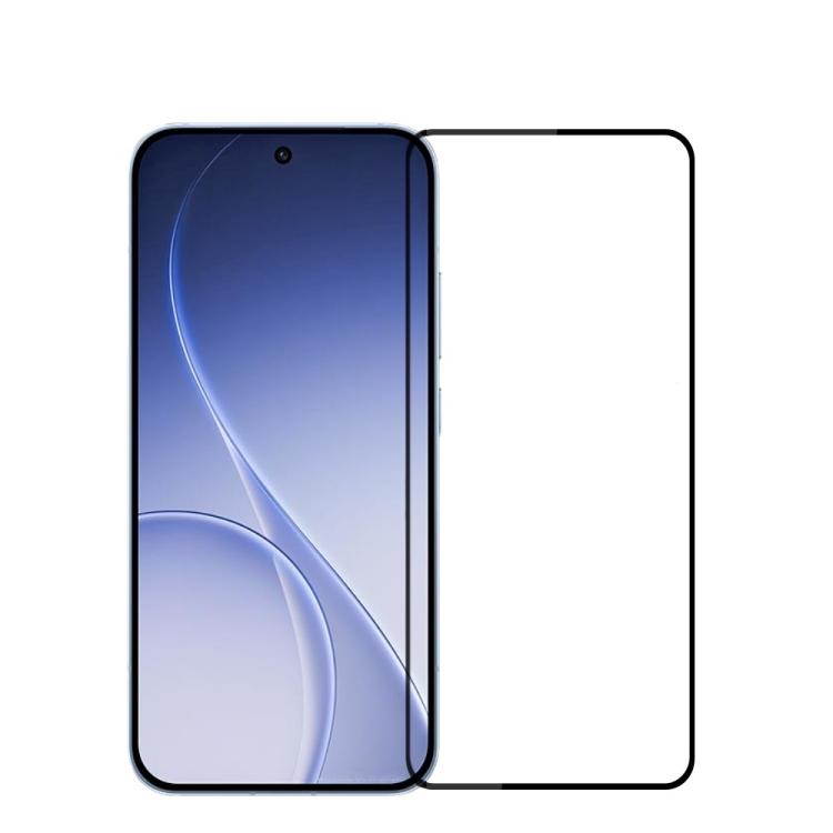 

For OPPO Reno15 F 5G MOFI 9H 2.5D Full Screen Tempered Glass Film(Black)