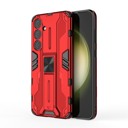 

For Samsung Galaxy S24+ 5G Supersonic Armor PC Hybrid TPU Phone Case(Red)