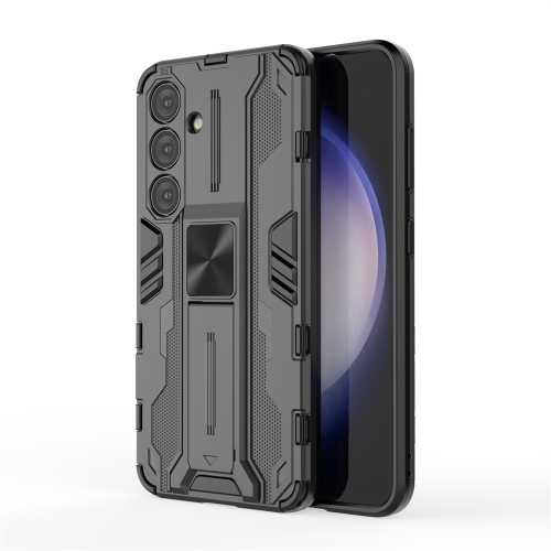

For Samsung Galaxy S24 5G Supersonic Armor PC Hybrid TPU Phone Case(Black)
