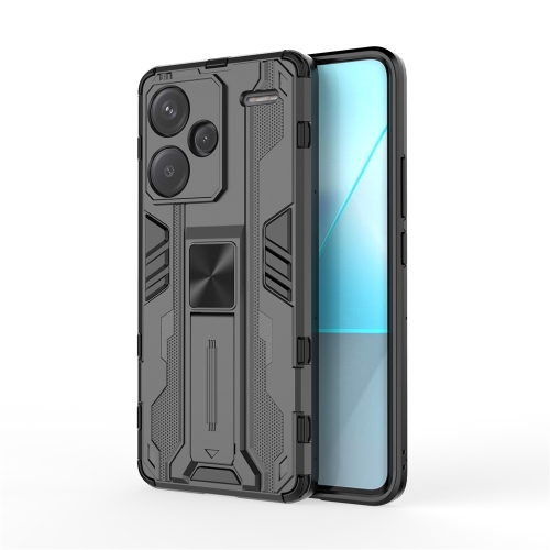 

For Redmi Note 13 Pro+ Supersonic Armor PC Hybrid TPU Phone Case(Black)
