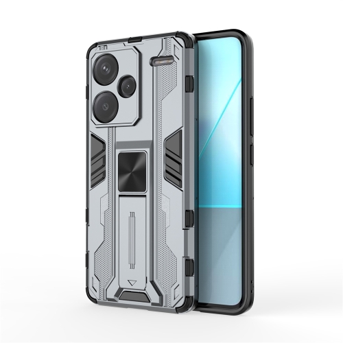 

For Redmi Note 13 Pro+ Supersonic Armor PC Hybrid TPU Phone Case(Grey)