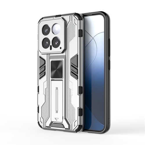 

For Xiaomi 14 Supersonic Armor PC Hybrid TPU Phone Case(Silver)