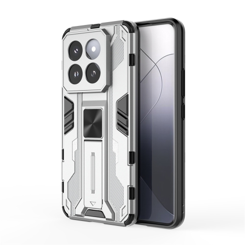 

For Xiaomi 14 Pro Supersonic Armor PC Hybrid TPU Phone Case(Silver)