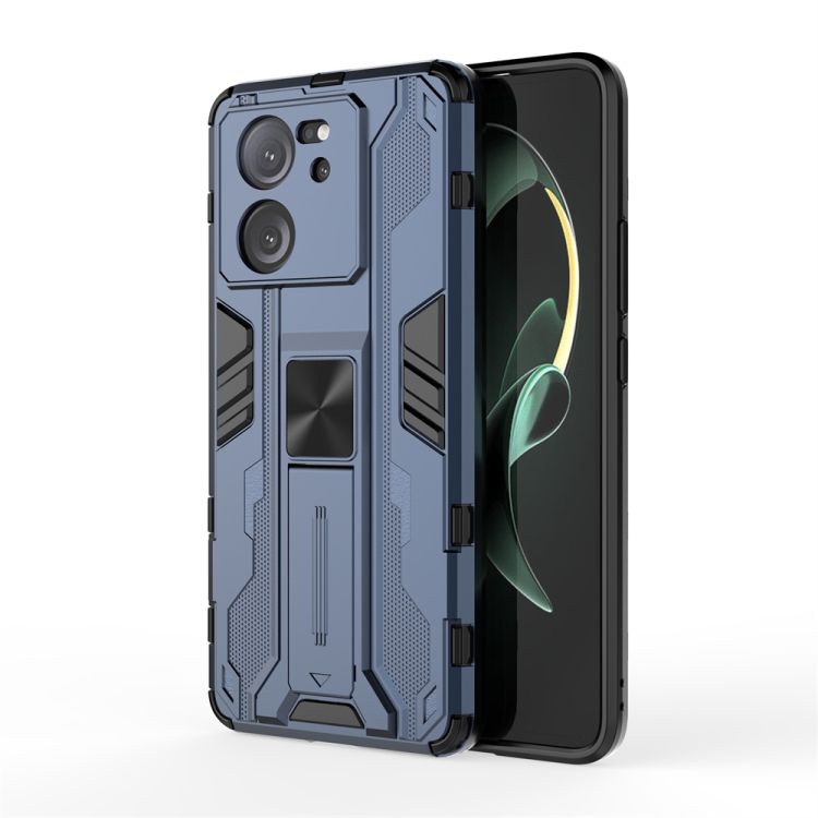 

For Xiaomi 13T Pro Supersonic Armor PC Hybrid TPU Phone Case(Blue)
