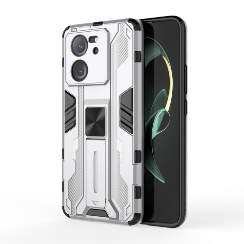 

For Xiaomi 13T Pro Supersonic Armor PC Hybrid TPU Phone Case(Silver)