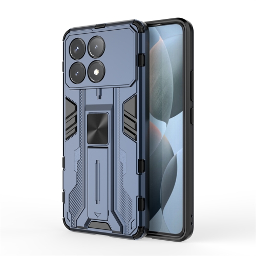 

For Redmi K70 Pro Supersonic Armor PC Hybrid TPU Phone Case(Blue)