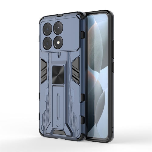 

For Xiaomi Poco X6 Pro Supersonic Armor PC Hybrid TPU Phone Case(Blue)