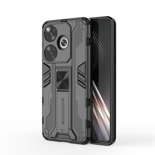 

For Xiaomi Poco F6 Supersonic Armor PC Hybrid TPU Phone Case(Black)