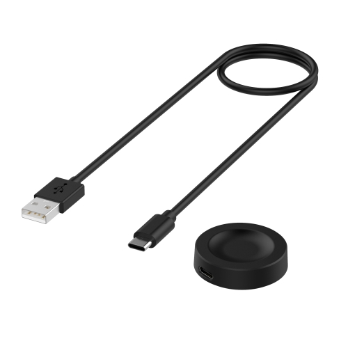 

For Huawei Watch GT 4 46mm Smart Watch Magnetic Suction Split Charging Cable, Length: 1m(Black)