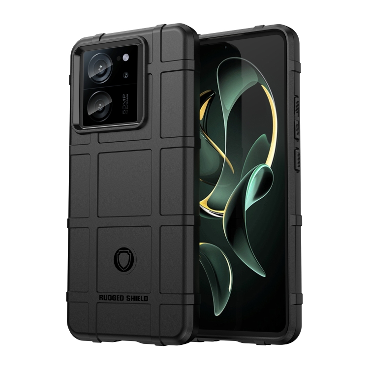 

For Xiaomi 13T Full Coverage Shockproof TPU Phone Case(Black)