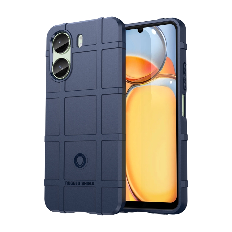 

For Xiaomi Redmi 13C Full Coverage Shockproof TPU Phone Case(Blue)