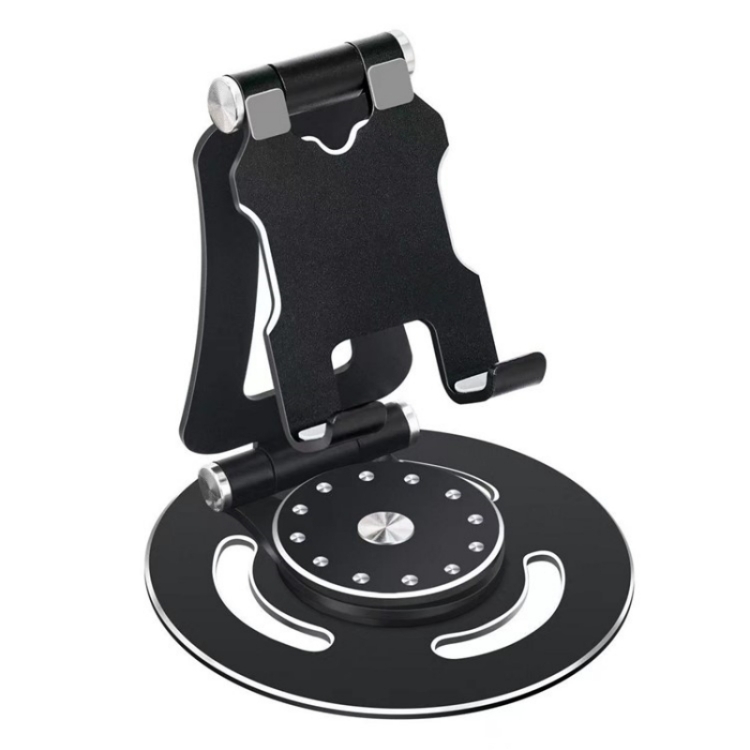 

G62 Portable Folding 360-Degree Rotating Desktop Phone Holder(Black)