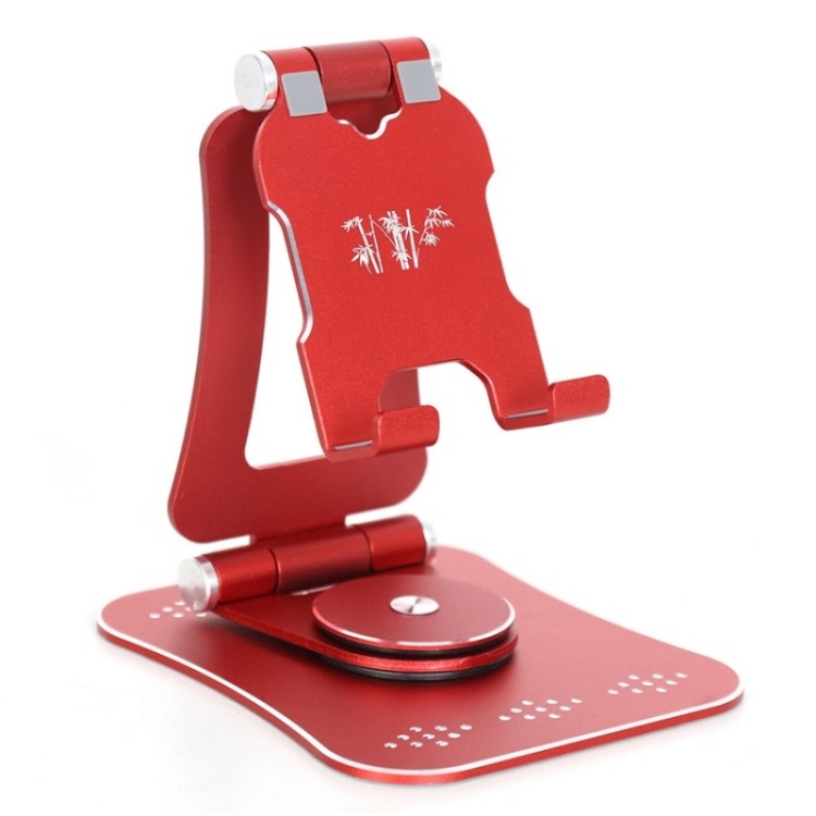 

G61 Portable Folding 360-Degree Rotating Desktop Phone Holder(Red)