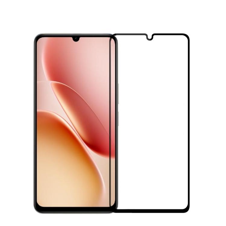 For vivo iQOO Z11i 5G MOFI 9H 2.5D Full Screen Tempered Glass Film(Black)