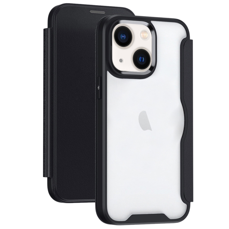 

For iPhone 14 Pro Max RFID Blocking Adsorption Flip Leather Phone Case(Black)