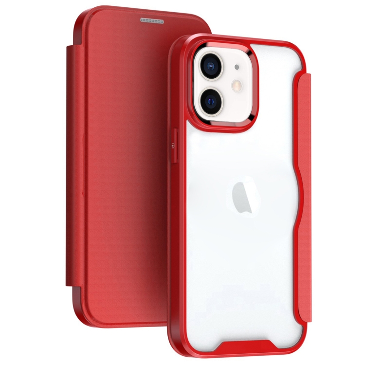 

For iPhone 15 RFID Blocking Adsorption Flip Leather Phone Case(Red)