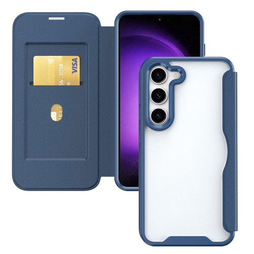 

For Samsung Galaxy S24+ 5G RFID Blocking Adsorption Flip Leather Phone Case(Purple)