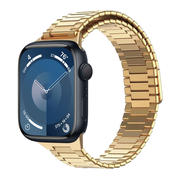 For Apple Watch Series 41mm Bamboo Magnetic Stainless Steel