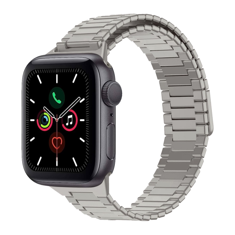 For Apple Watch Series 40mm Bamboo Magnetic Stainless Steel