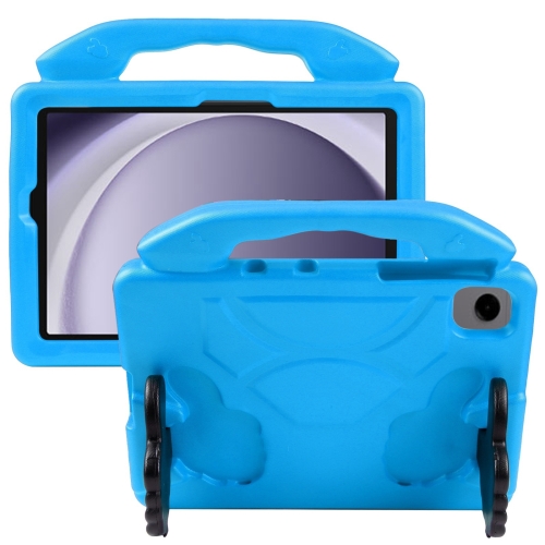 

For Samsung Galaxy Tab A9+ 10.95 2023 Thumb Bracket EVA Shockproof Tablet Case(Blue)