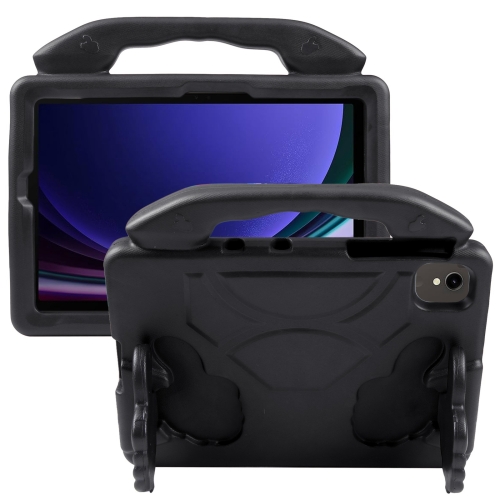 

For Samsung Galaxy Tab S9 FE 11.0 2023 Thumb Bracket EVA Shockproof Tablet Case(Black)