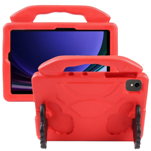 

For Samsung Galaxy Tab S9 FE 11.0 2023 Thumb Bracket EVA Shockproof Tablet Case(Red)