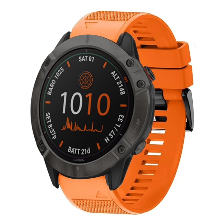Garmin Fenix 6x Pro Orange Garmin Fenix Sapphire (Ti Gray W