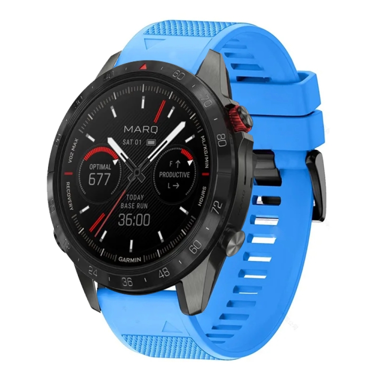 Dành cho Garmin MARQ Athlete Gen 22mm Dây đeo đồng hồ silicon