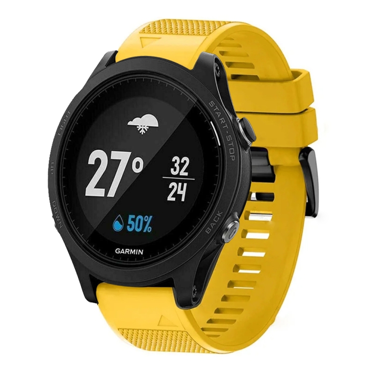 Garmin 935 Garmin Yellow Watch For Garmin Forerunner 935 Quick Release 22mm  Silicone Watch Band