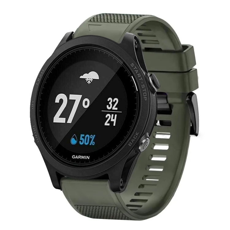 For Garmin Forerunner 935 Quick Release 22mm Silicone Watch Band