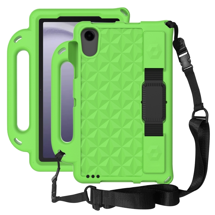 

For Samsung Galaxy Tab A9 8.7 Diamond Series EVA Shockproof Sleeve Tablet Case(Green)
