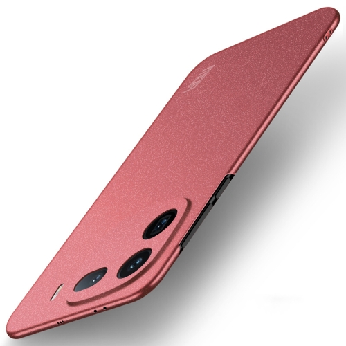 

For vivo iQOO 12 MOFI Fandun Series Frosted PC Ultra-thin All-inclusive Phone Case(Red)