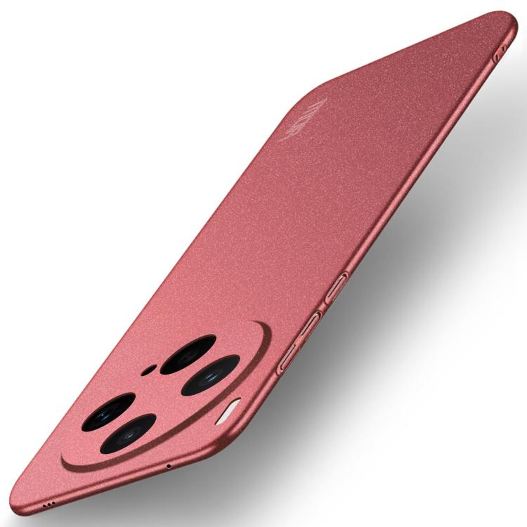 

For vivo X300 MOFI Fandun Series Frosted PC Ultra-thin All-inclusive Phone Case(Red)