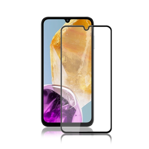 For Samsung Galaxy M15 mocolo 2.5D Full Glue Full Cover Tempered Glass Film new magic cleaning glass cloth microfiber washing special watermark free rags glass wipe towel for kitchen mirrors auto windows