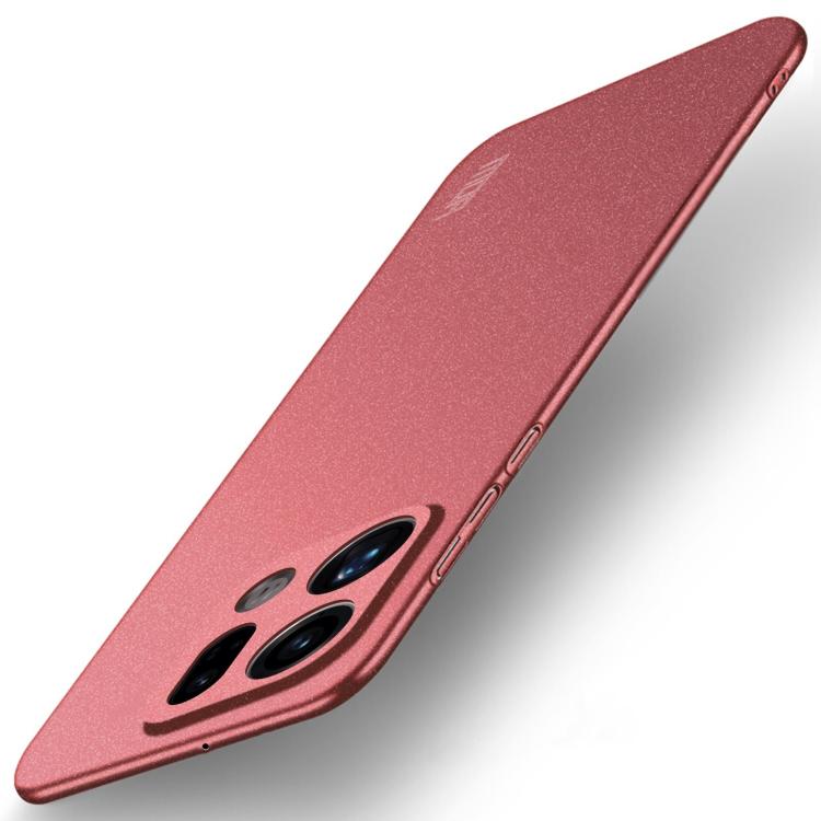 For OPPO Find X9 MOFI Fandun Series Frosted PC Ultra-thin All-inclusive Phone Case(Red)