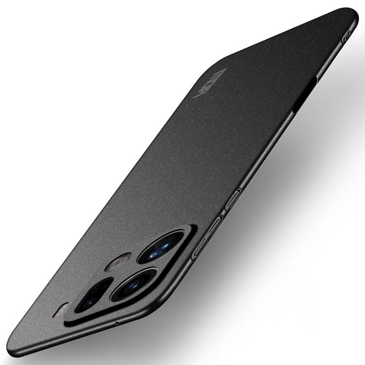 For OPPO Find X9 Pro MOFI Fandun Series Frosted PC Ultra-thin All-inclusive Phone Case(Black)
