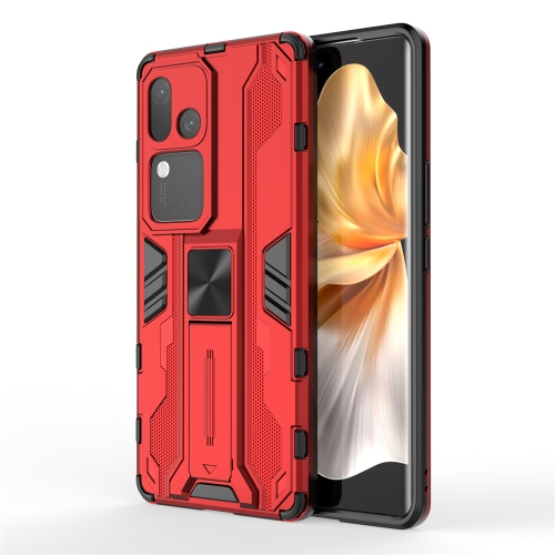 

For vivo S18 5G Supersonic Armor PC Hybrid TPU Phone Case(Red)