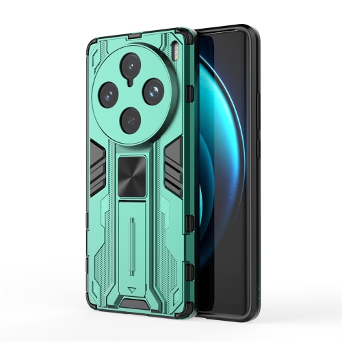 

For vivo X100 Pro Supersonic Armor PC Hybrid TPU Phone Case(Green)
